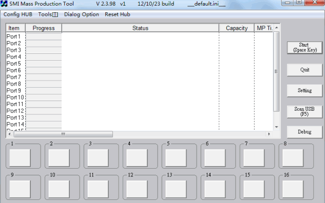 ����SM3261 USB3.0��������MPTool