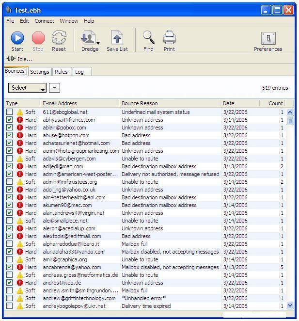 eMail Bounce Handler