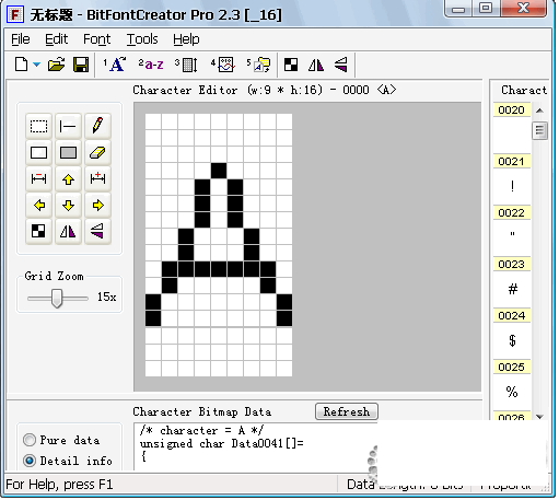 BitFontCreator Proλͼ���崴������
