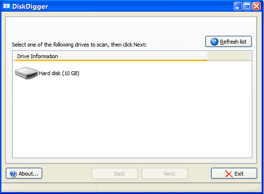 DiskDigger�ļ���ɾ�ָ�����