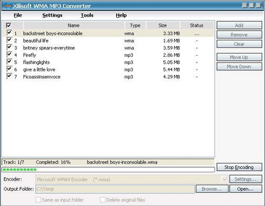 Xilisoft WMA MP3 Converter