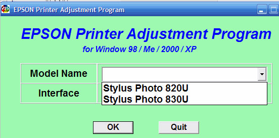 epson 830u��ӡ�����㹤��