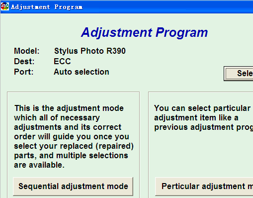 ������epson r390��ӡ�����㹤��