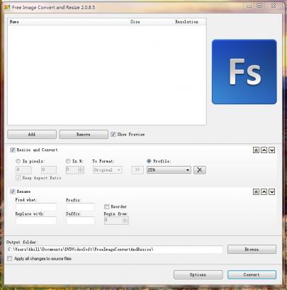 Free Image Convert and Resize