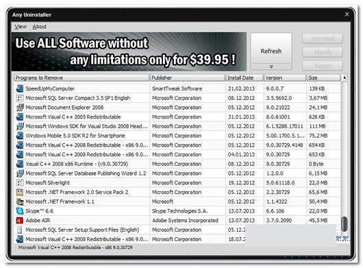 Soft4Boost Any Uninstaller