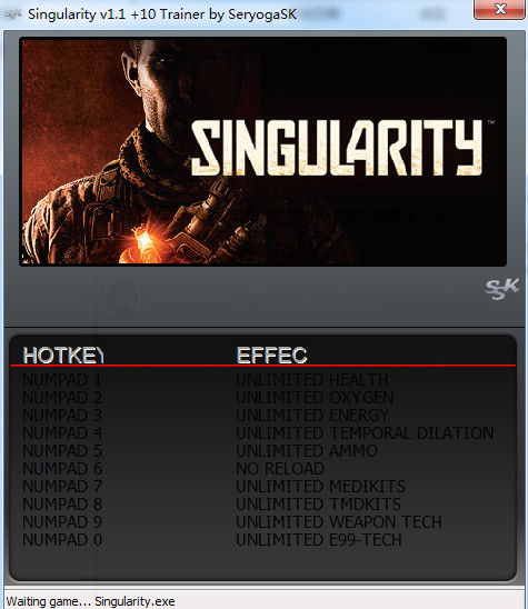 奇点十项修改器