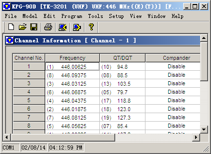 ����TK-3201�Խ���дƵ����
