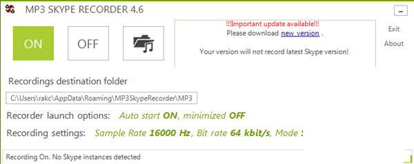 MP3 Skype Recorder