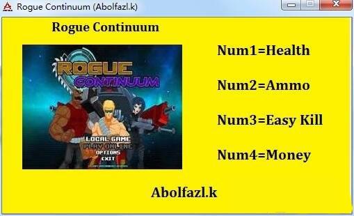 恶棍连续四项修改器