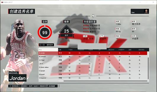 NBA2K17���۾���ѡ������mc�浵0NE-77��