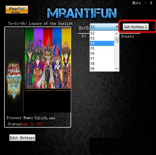 游戏王决斗者遗产九项修改器