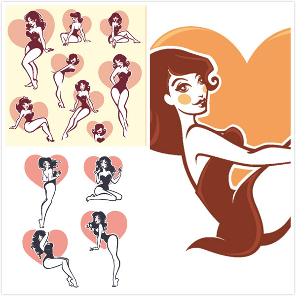 �Ը���Ů�廭����ʸ���ز�