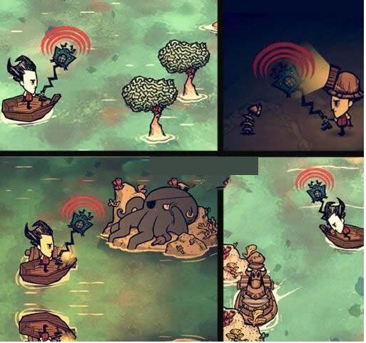 饥荒同时搜索3个目标雷达MOD