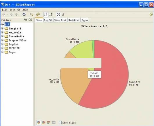 JDiskReportӲ�̷�������