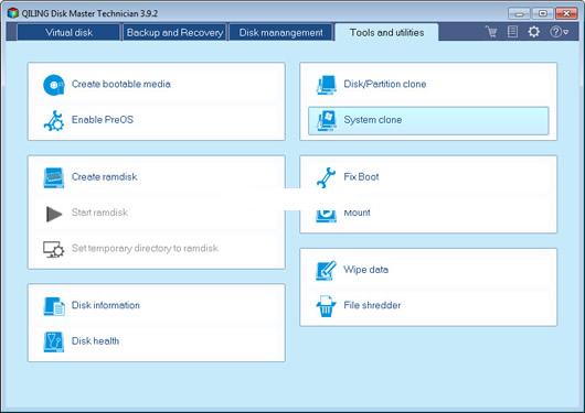 QILING Disk Master Technician����ϵͳǨ��