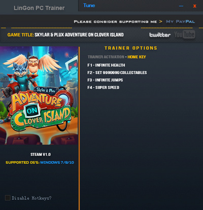 斯凯乐和普鲁克斯苜蓿岛大冒险四项修改器