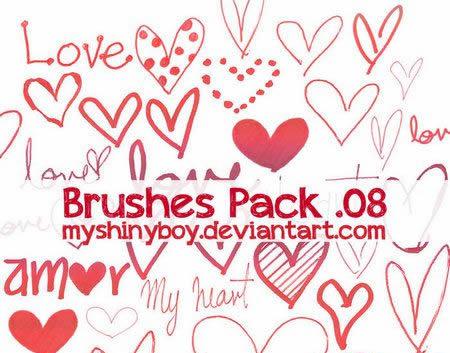 photoshop�ֻ氮�ı�ˢ���