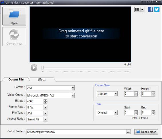 Program4Pc GIF To Flash Converter