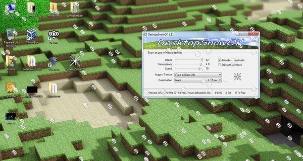 DesktopSnowOK��������ѩ��Ч��