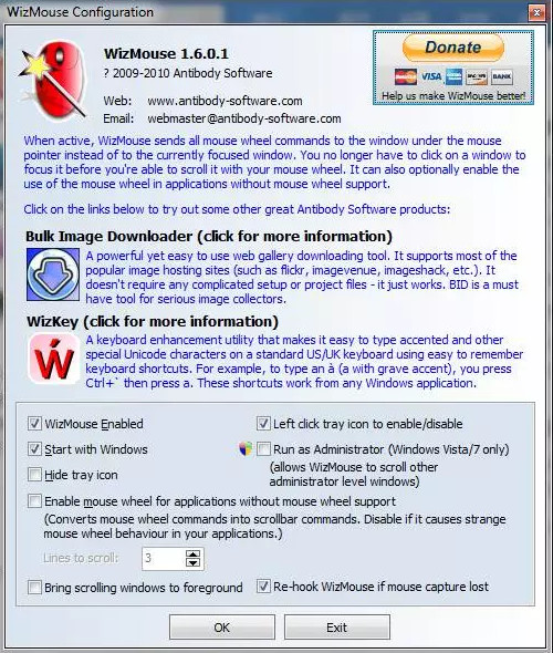 WizMouse�Ǽ����ʵ�й�������