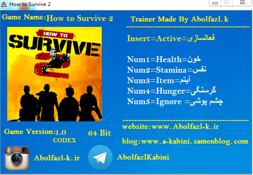 生存指南2x64五项修改器